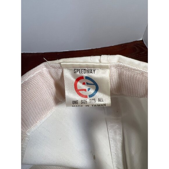 Vintage Operation Desert Storm White Adjustable Hat 1991 USA Flag PrintX3 - Picture 5 of 5